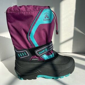Kamik Water Proof Winter Boots Little Girls Size 3